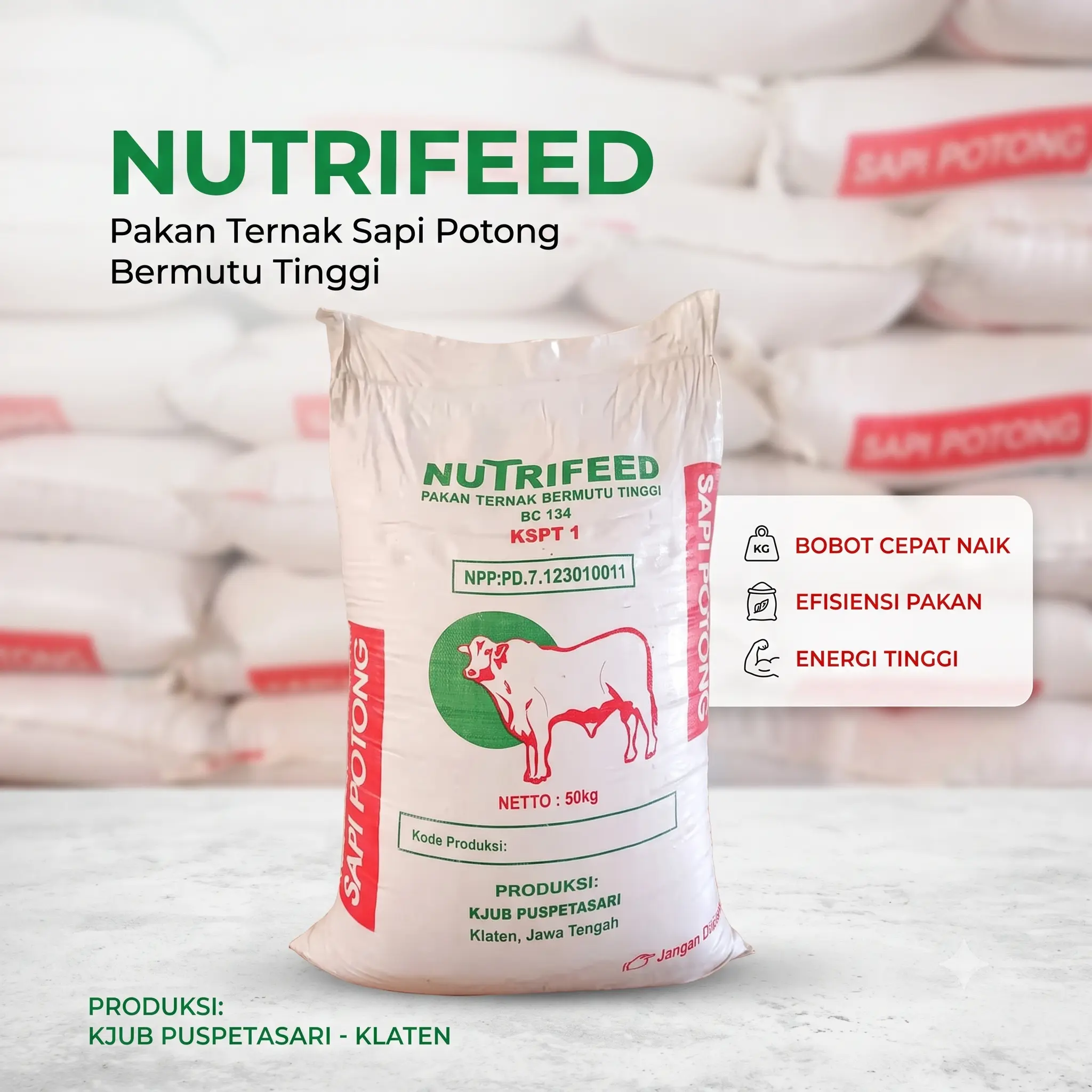 Nutrifeed Konsentrat BC Hijau 134